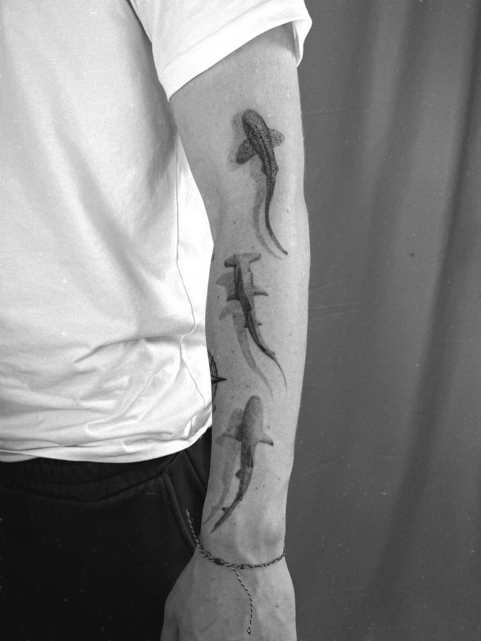 Tattoo work by Phonica at Mother Goose Tattoo